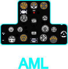 Instrument Panel Curtiss Hawk 75 (AML)  YMA7267