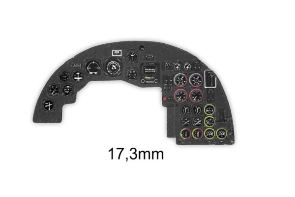 Instrument Panel Dornier Do17Z Bomber (Airfix) YMA7271