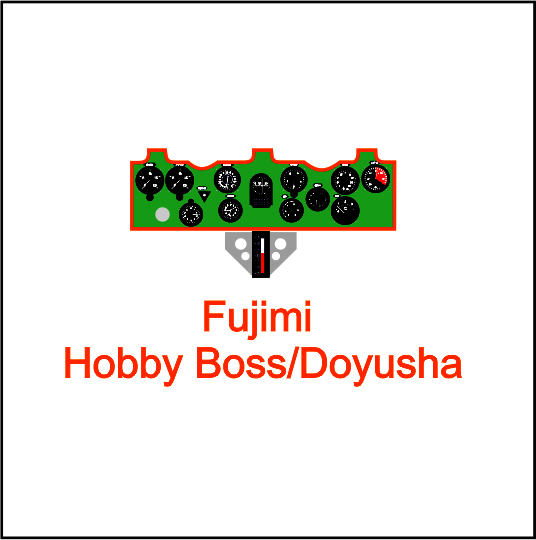 Instrument Panel A5M4 Claude (Fujimi/ Hobby Boss-Doyusha) YMA7277