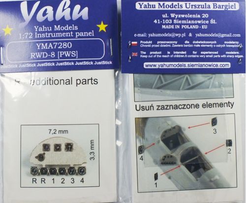 Instrument Panel RWD-8 (PWS) YMA7280