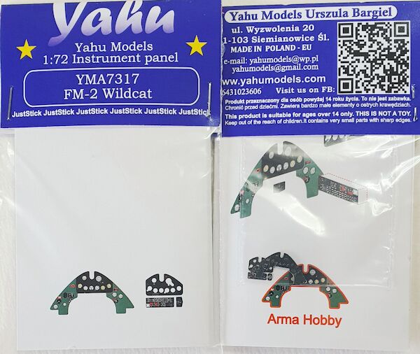 Instrument Panel FM-2 Wildcat (Arma Hobby)  YMA7317