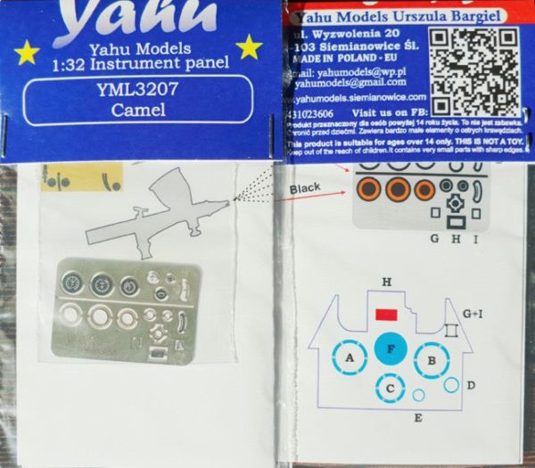Instruments and Besels Sopwith Camel YML3207