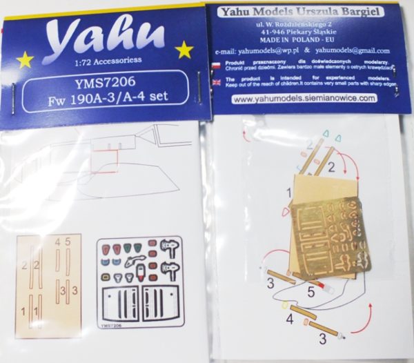 Accessory set FW190A-3/A-4 (Revell) YMS7206