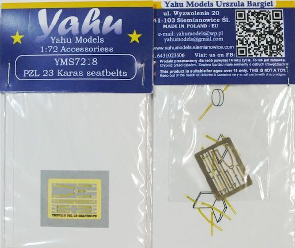 PZL P23/ P42/P43 Karas seatbelts (IBG) YMS7218