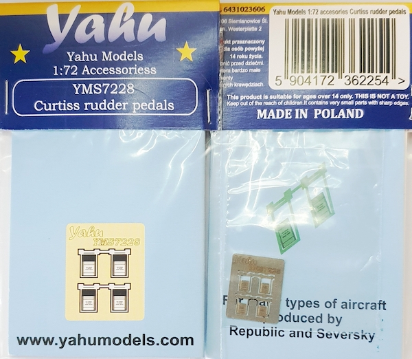 Curtiss Rudder Pedals (2 sets) YMS7228