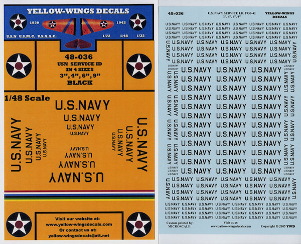 USN 1930-42 Service ID(U.S. NAVY) 4 Different Sizes Black) 48-036