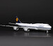 Boeing 747-8 Lufthansa Retro D-ABYT Flaps Down D03F