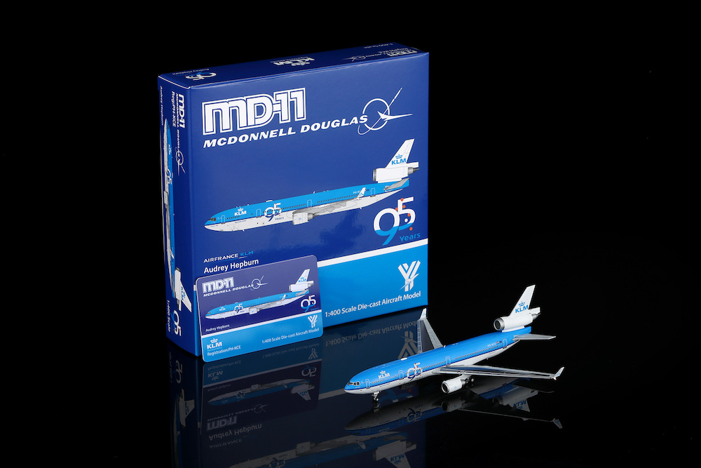 KLM MD-11 PH-KCE 95周年塗装 希少 1/400 HX YY Wings YY1106 McDonnell Douglas MD11 KLM 