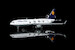 McDonnell Douglas MD11F Lufthansa Cargo "100 years of aviation cargo" D-ALCC Flaps down 