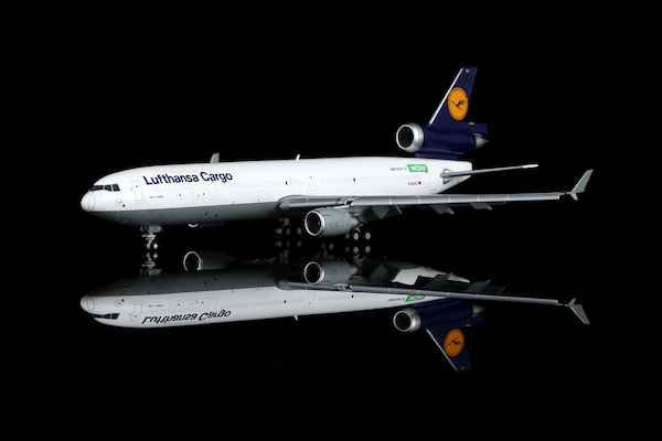 McDonnell Douglas MD11F Lufthansa Cargo "Member of Wow" D-ALCC Flaps down  YY1119F