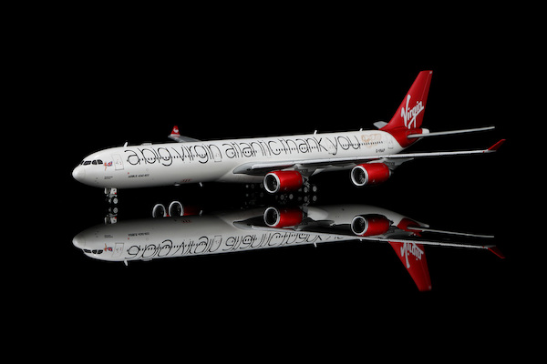 Airbus A340-600 Virgin Atlantic "A Big Thank You" G-VNAP Flaps Down  YY34622F