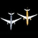 Airbus A350-1000 STARLUX Airlines  Airsorayama  B-58553, B-58554 Set  YY350K34