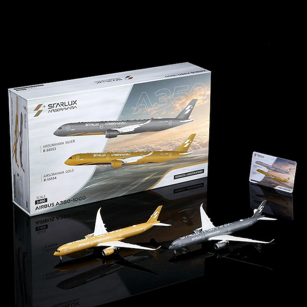 Airbus A350-1000 STARLUX Airlines  Airsorayama  B-58553, B-58554 Set Flaps Down  YY350K34F