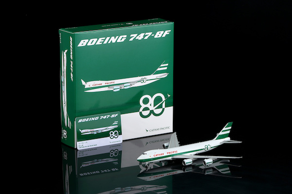 Boeing 747-8F Cathay Pacific 80th Anniversary Retro B-LJE Interactive  YY74809C