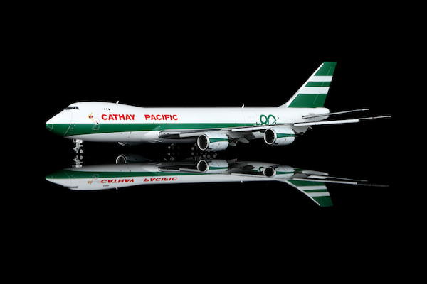 Boeing 747-8F Cathay Pacific 80th Anniversary Retro B-LJE Flap-down  YY74809F