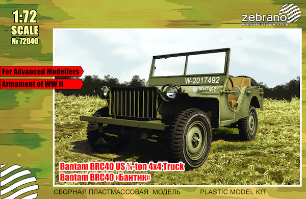 Bantam BRC40 US 1/4 4x4 truck ZEB72040