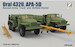Ural 4320 and APA-5D, Airfield tow bar, Boarding ladder and supply cables  ZM80159