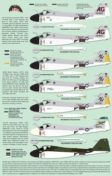 A-6A Intruders in Vietnam  ZTZ32-061
