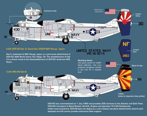 Grumman C-2A Greyhounds  ZTZ48-043