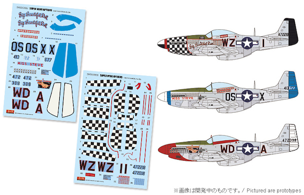 P51D/K Mustang Marking Set 2 sws04-D02