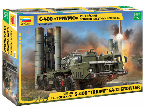 S-400 'Triumf', SA21 "Growler' Russian launch vehicle 5068
