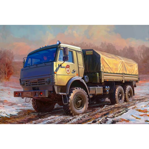 Kamaz K5350 Mustang Russian Three Axle truck  5074